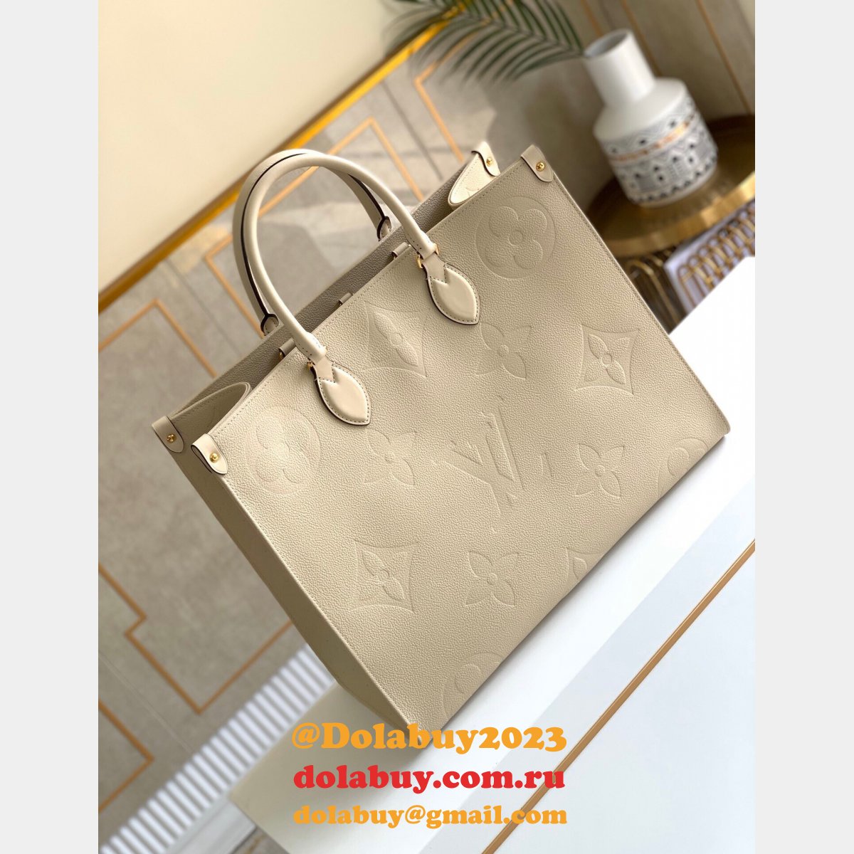 Louis Vuitton Wholesale OnTheGo GM Monogram Empreinte M45081/M44925 Leather