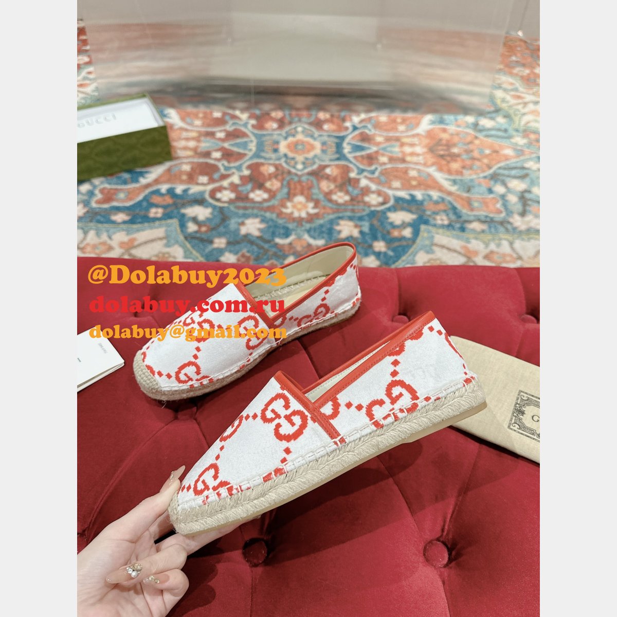 7 star wholesale G*u*i women espadrille