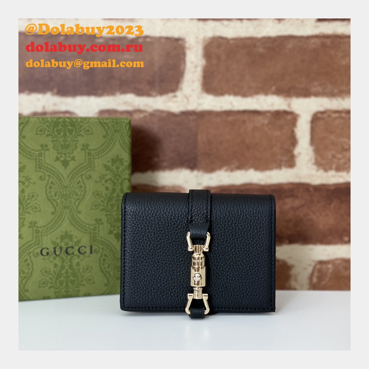 perfect G*u*i knockoff jackie 1961 card case wallet 645536