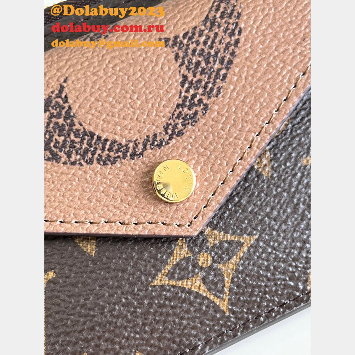 Replica Louis Vuitton Monogram Canvas Wallets M69431 Men