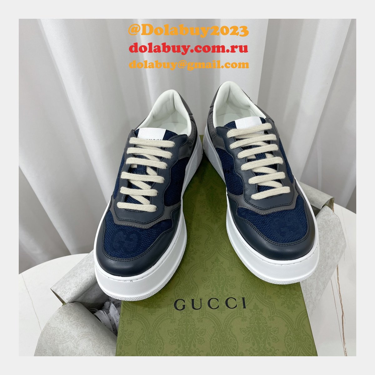 buy cheap designer replica gg couple platform G*u*i shoes