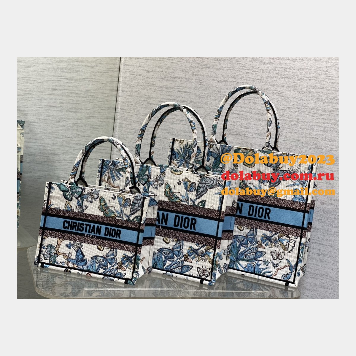 Top Quality Dior CD Book Tote 26/36/41CM Replica Handbags On Sale