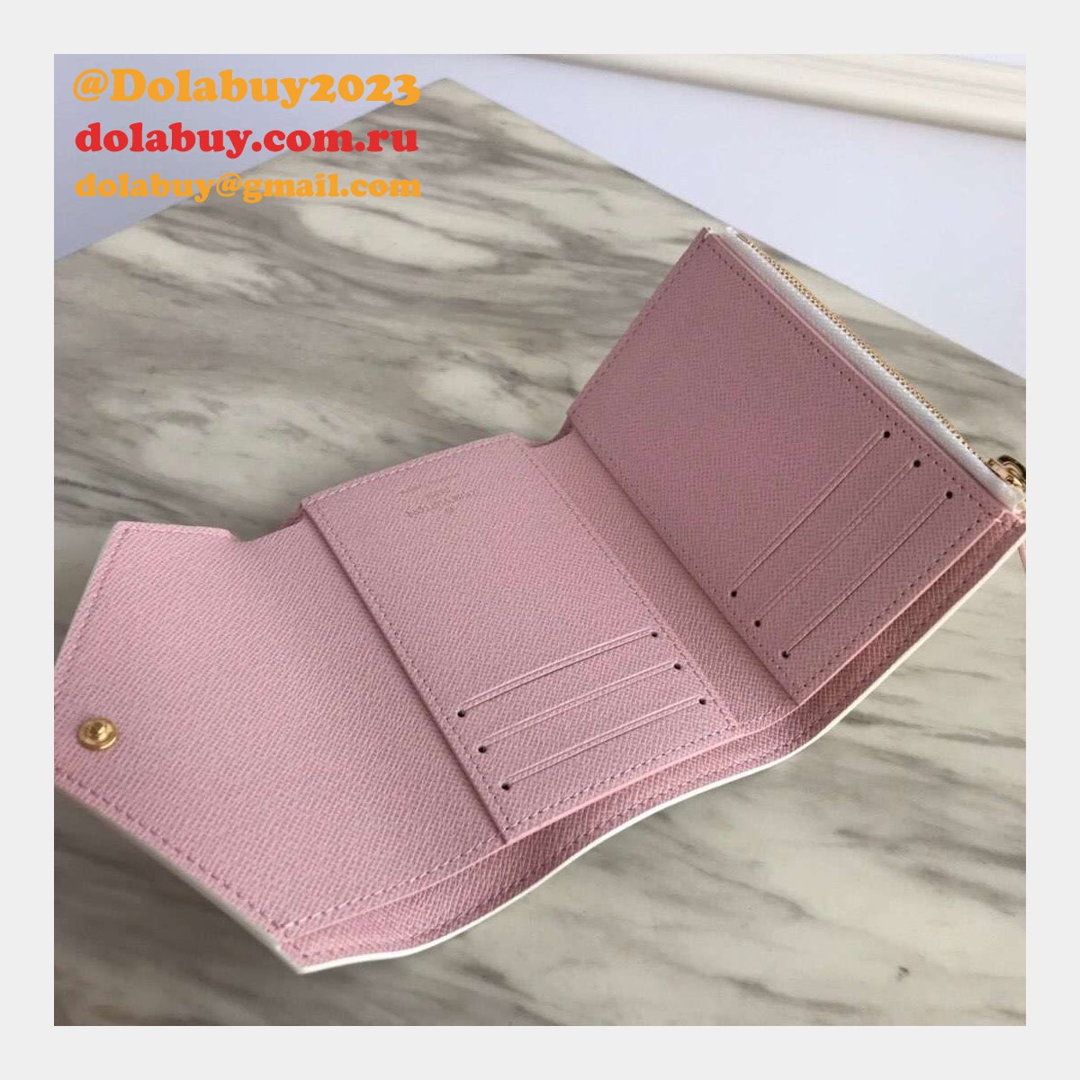 Top Quality LV Enveloppe Carte de Visite M64022