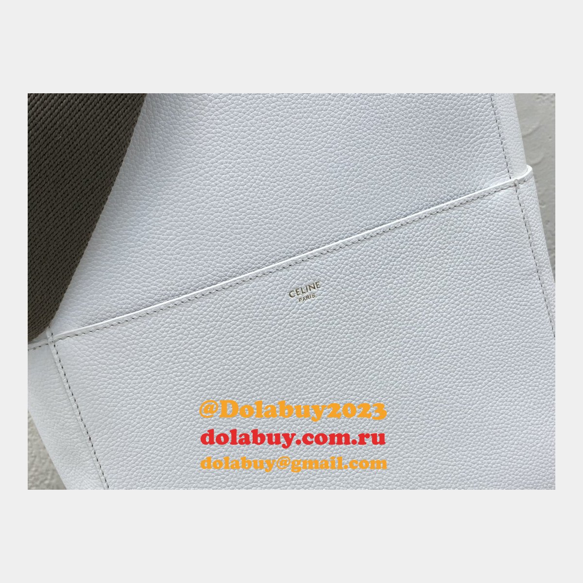 Top Quality Replica Seau Sangle Celine White Bags