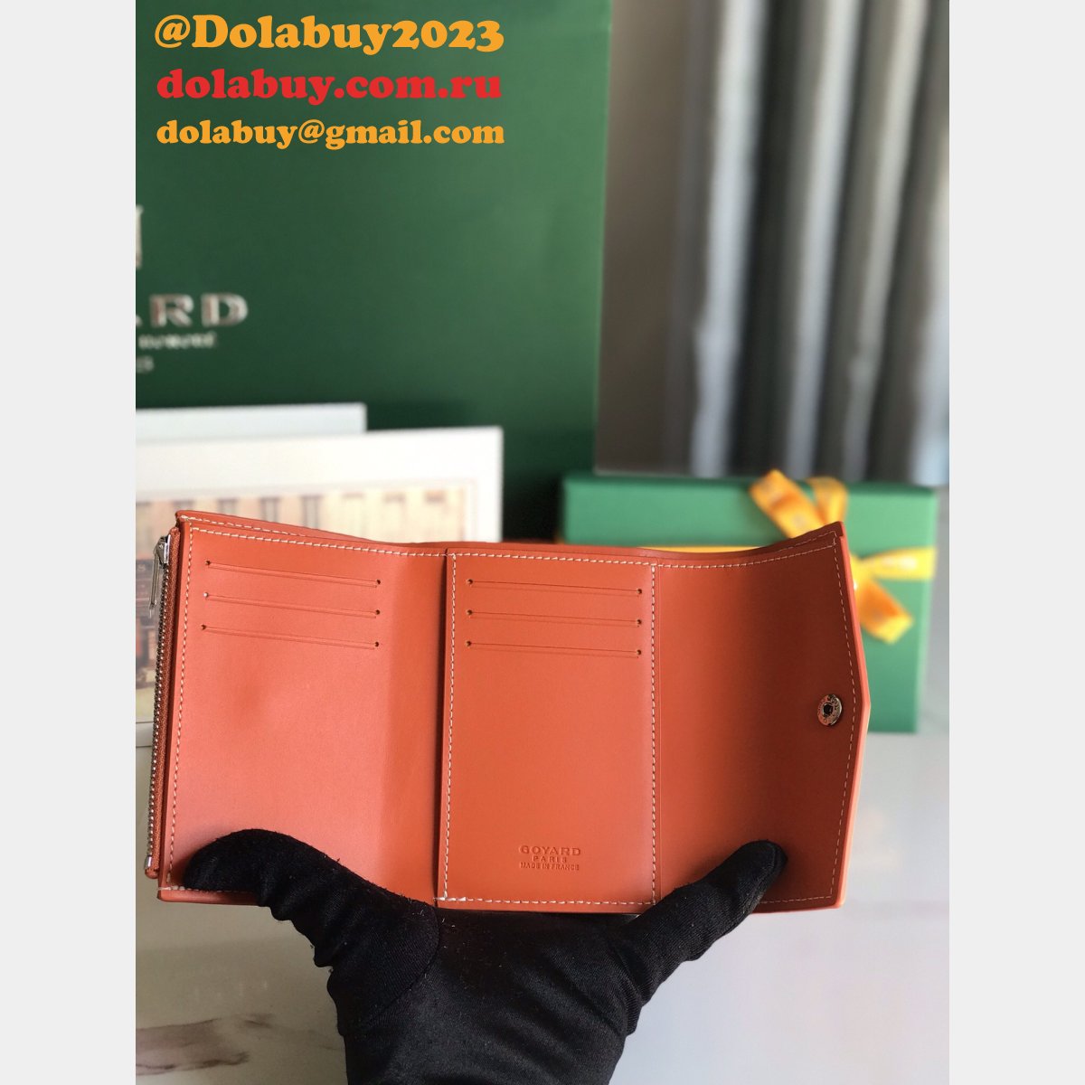 Top Quality Goyardine  Saint-Gabriel wallet