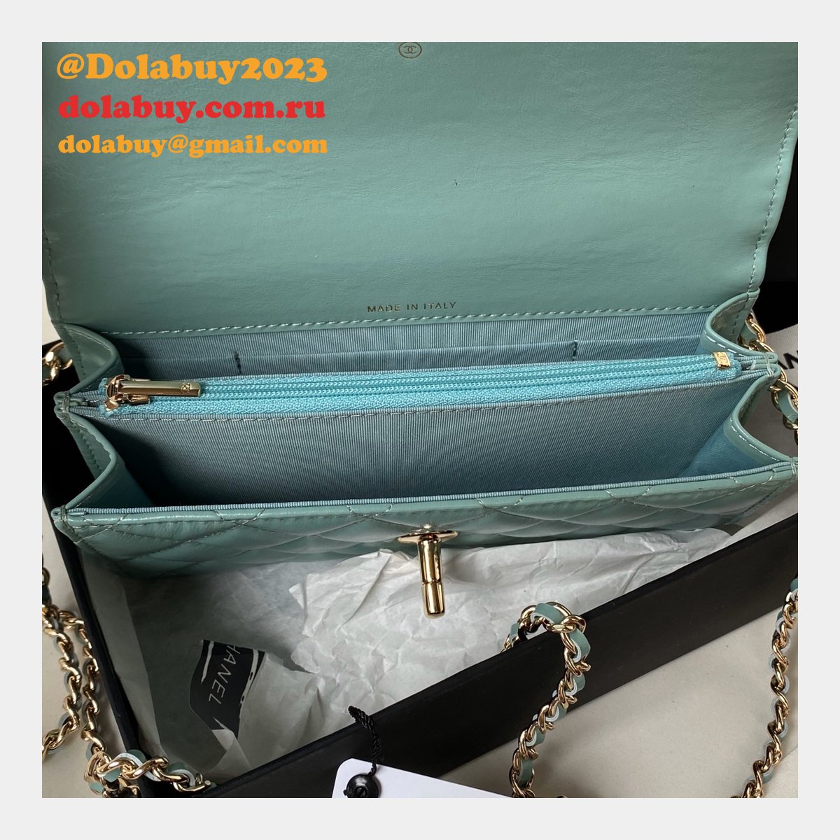 Designer Replicas AP3803 Clutches Shiny Perfect Chain Bag