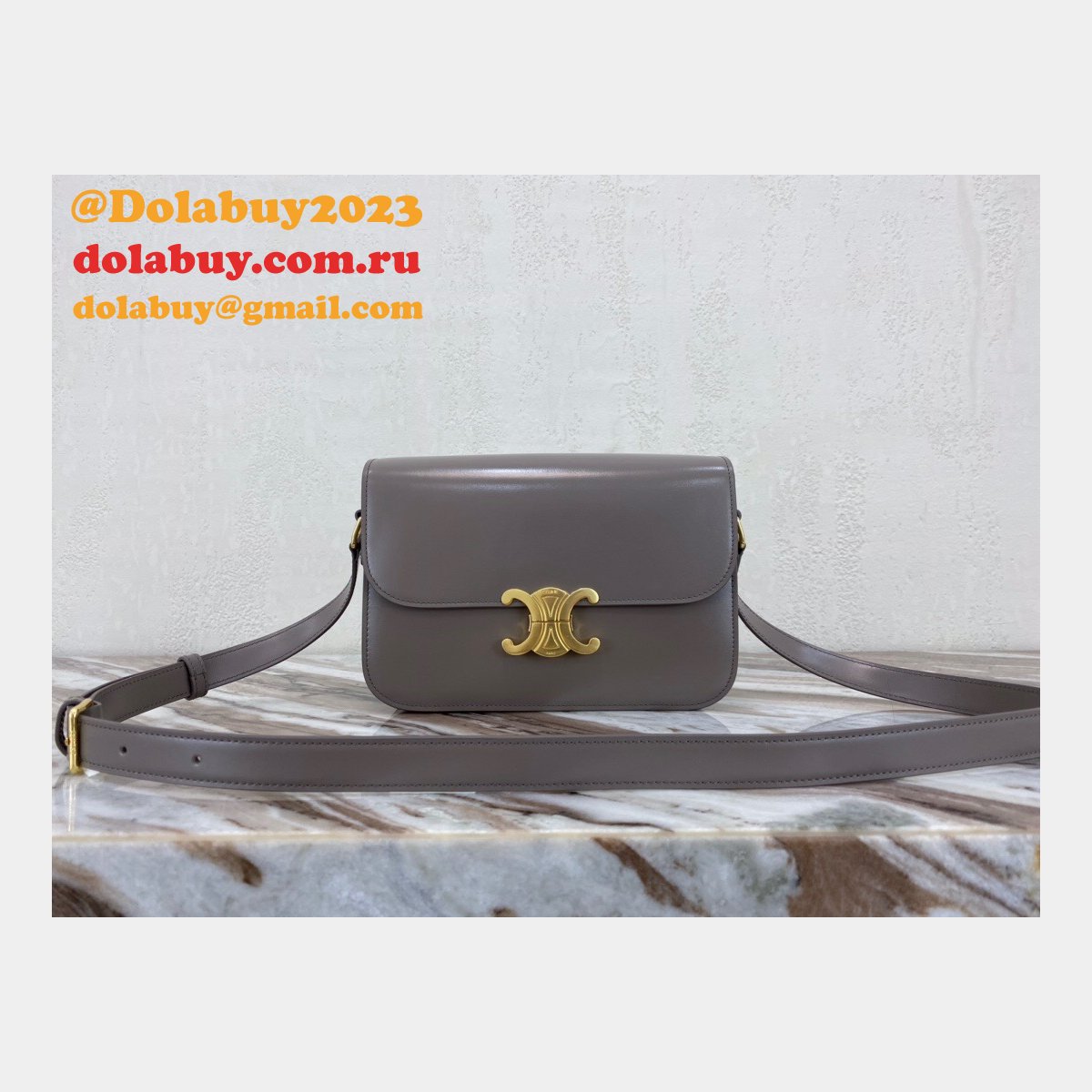 The Best Celine 1:1 Mirror Triomphe Replica Dolabuy 22cm Bag