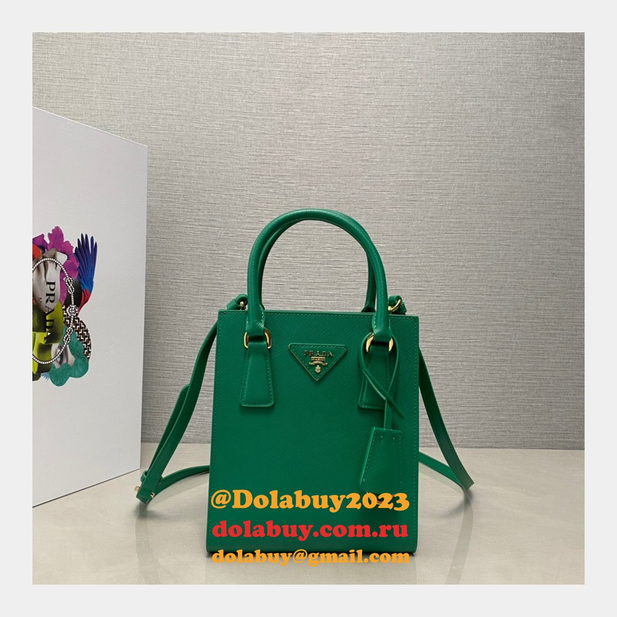 TOP PRADA SAFFIANO KILLER BAG FASHION 1BA358