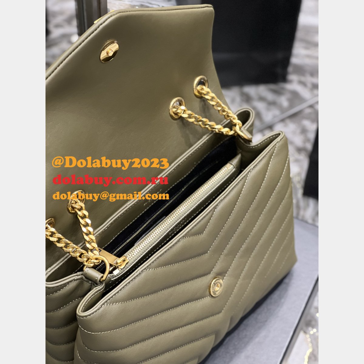 Designer Perfect YSL LOULOU 487216 HANDBAG 32CM