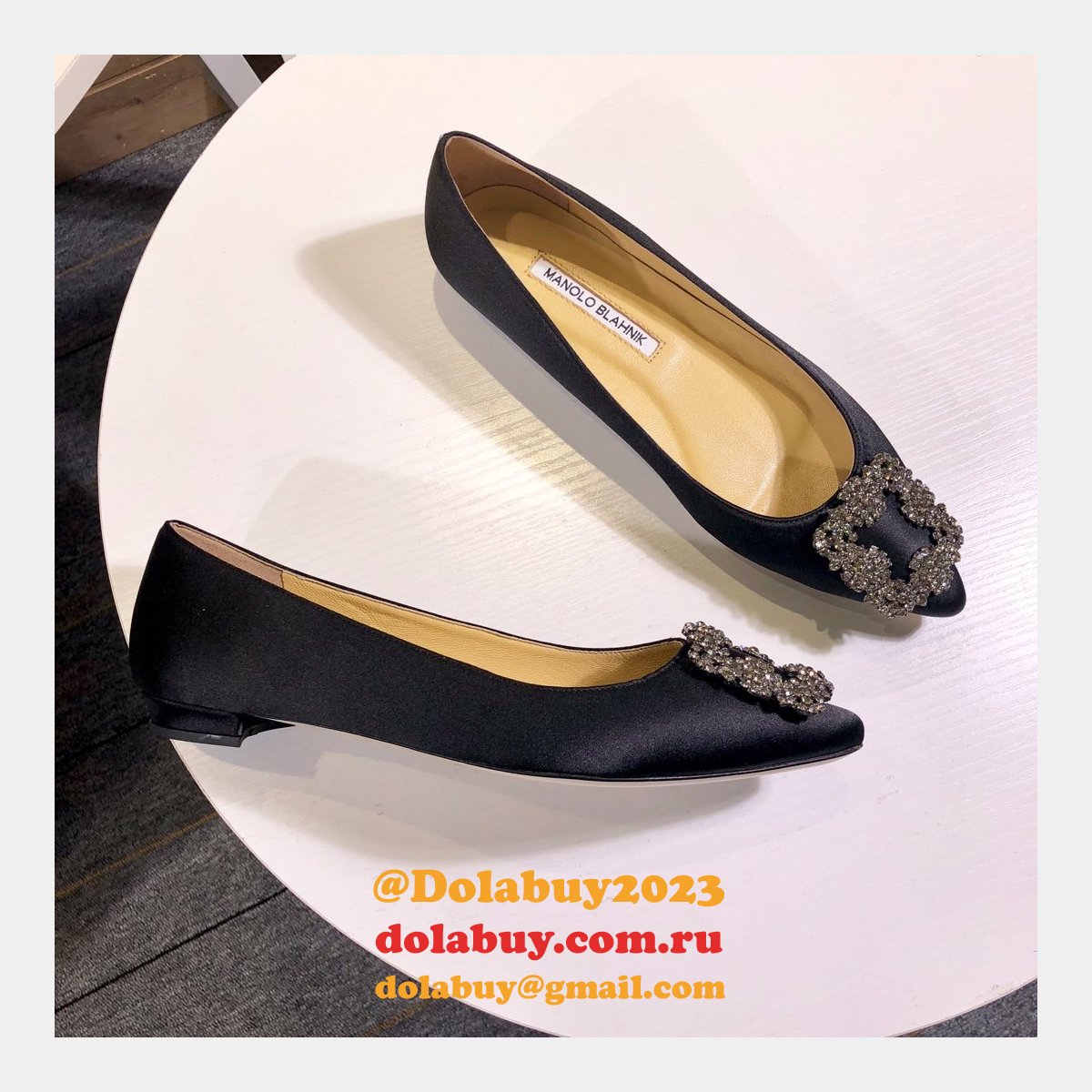 Cheap Manolo Blahnik Flat Shoes