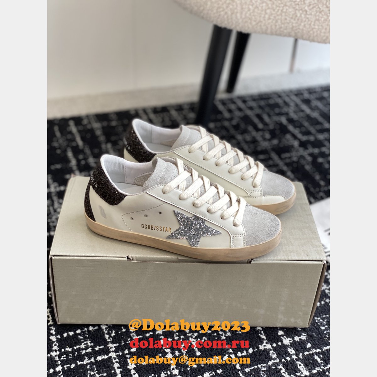 Luxury Super-Star Sabots With Platinum Star Shoes