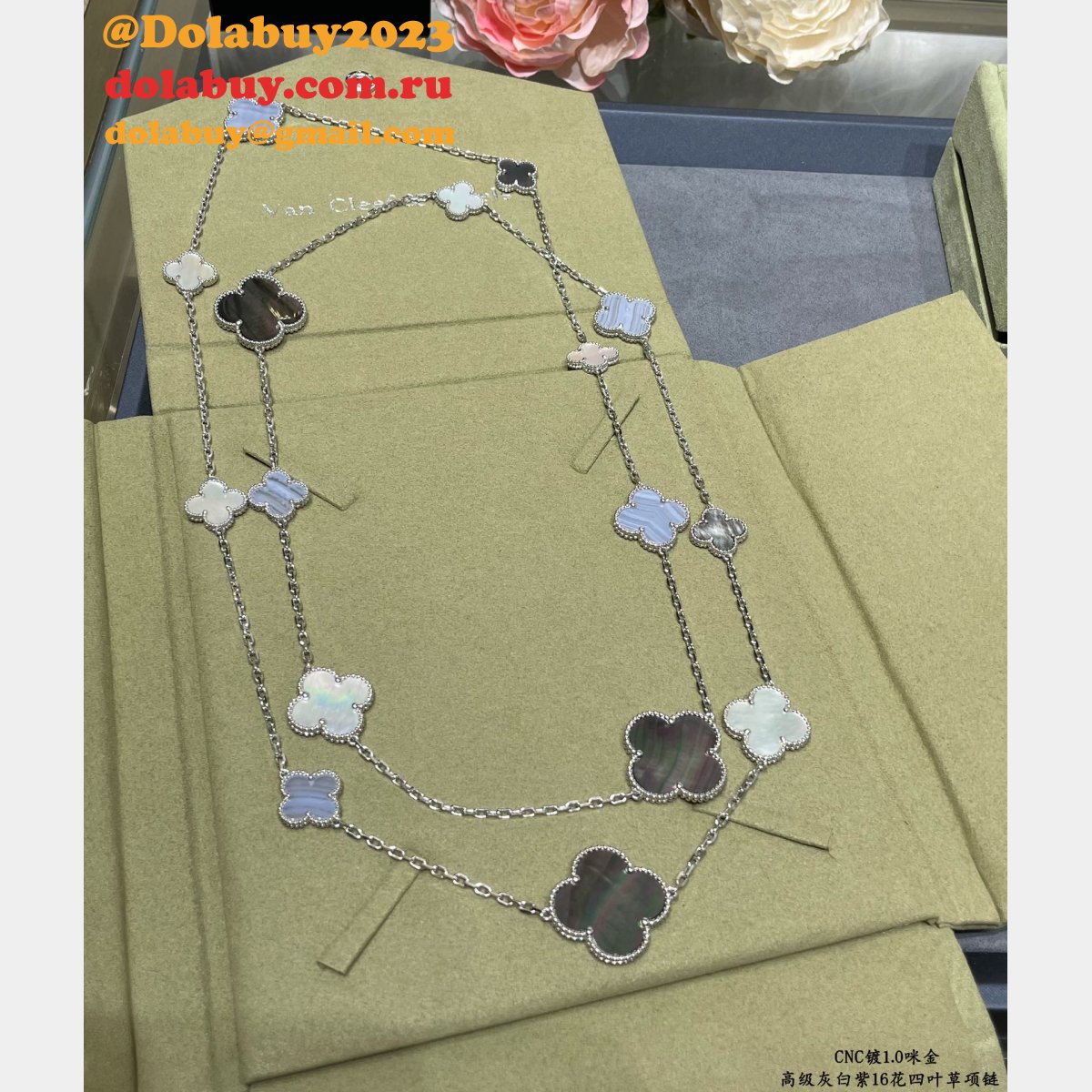 Wholesale VCA CLEEF AND ARPELS long NECKLACE