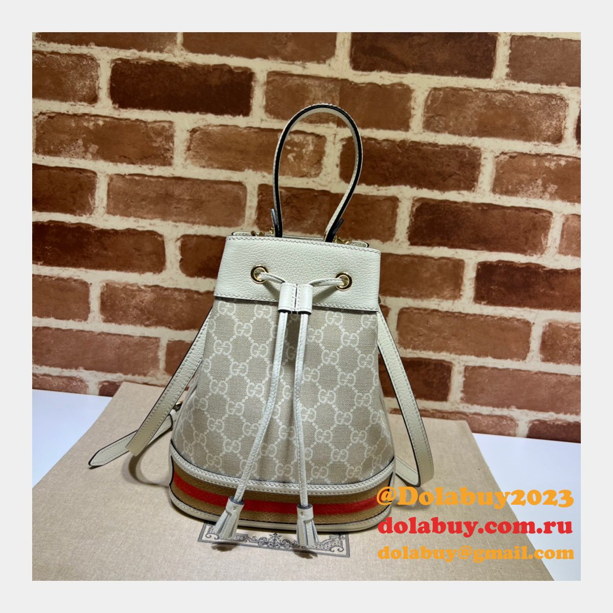 G*u*i 550621 ophidia small gg bucket best replica bag