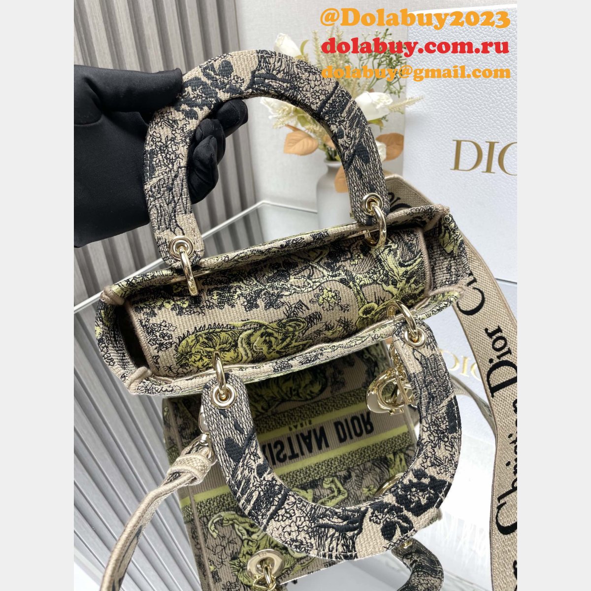 7 Star REPLICA LADY DIOR UK 24CM SHOULDER BAGS