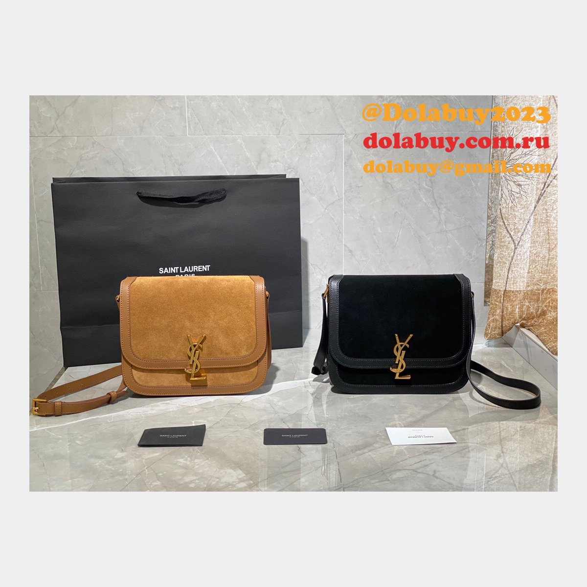 Solferino shoulder Replica 635025 bag Saint Laurent
