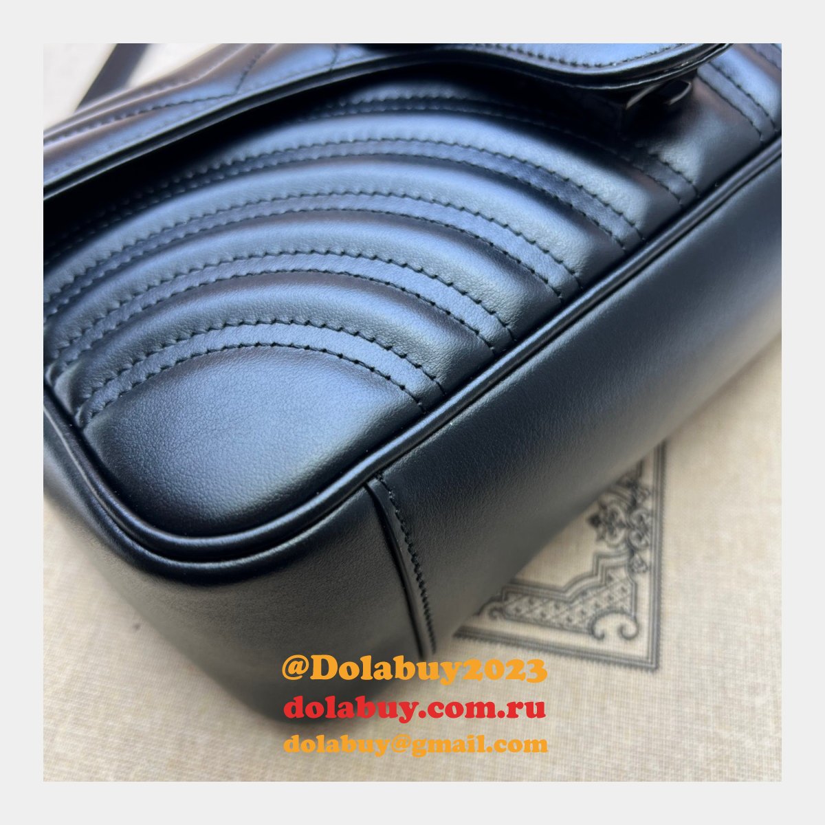 perfect G*u*i 443497 gg marmont small shoulder replicas bags