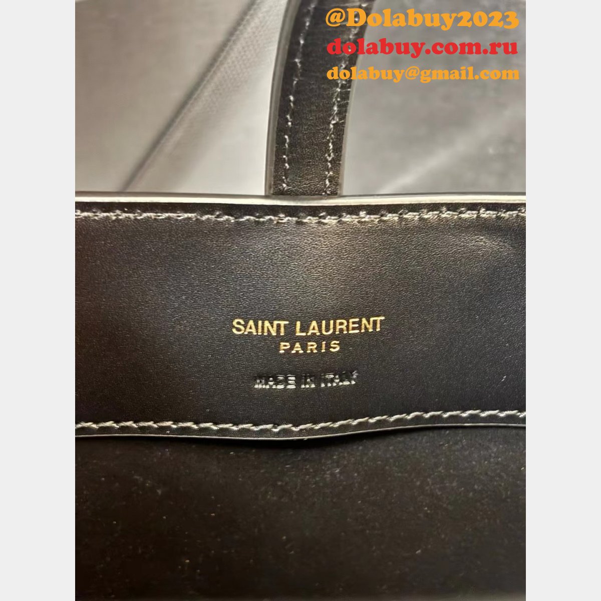 YSL Fake LE 37 AAA+ Hobo In Shiny 765870 Replica Saint Laurent Bag