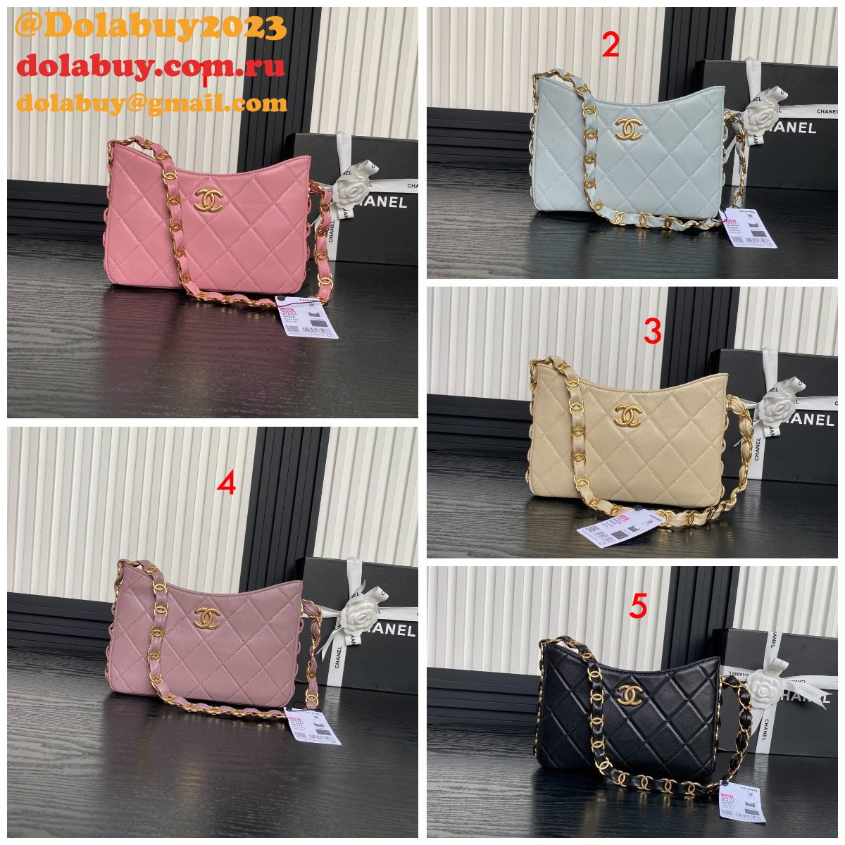 High Best Hobo AS5177 7 Star Replica Handbag