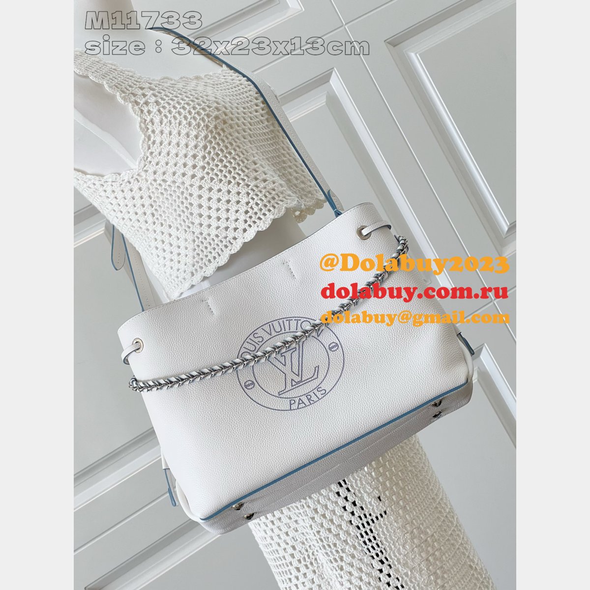 Duplicate Louis Vuitton Perfect Mahina M11733 Bella Tote Bag