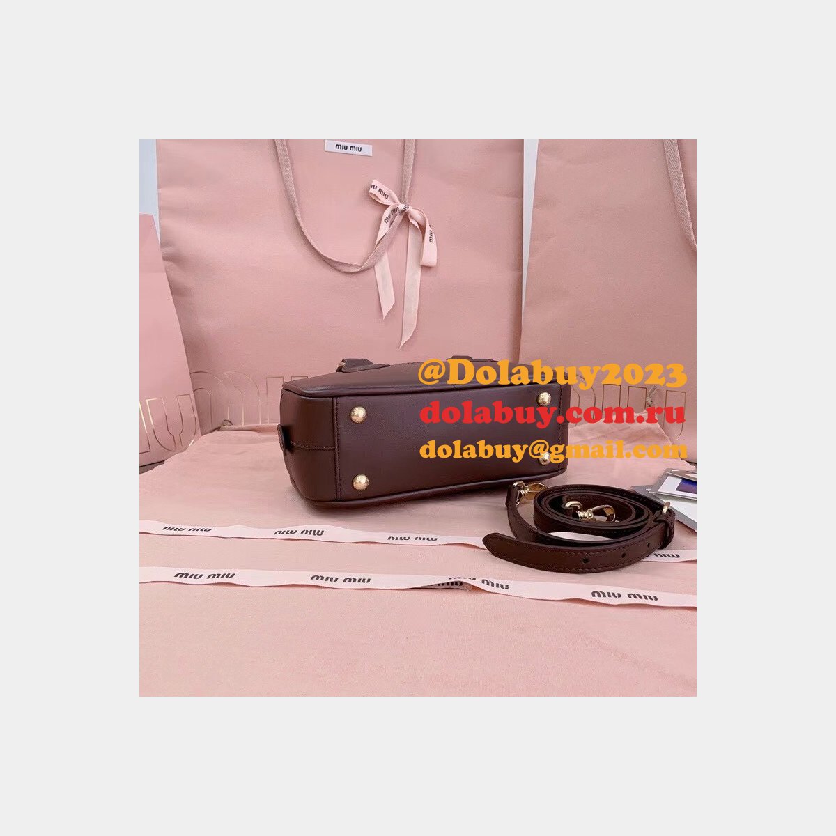 Wholesale Miu Miu Arcadie Leather Bag 5BB142