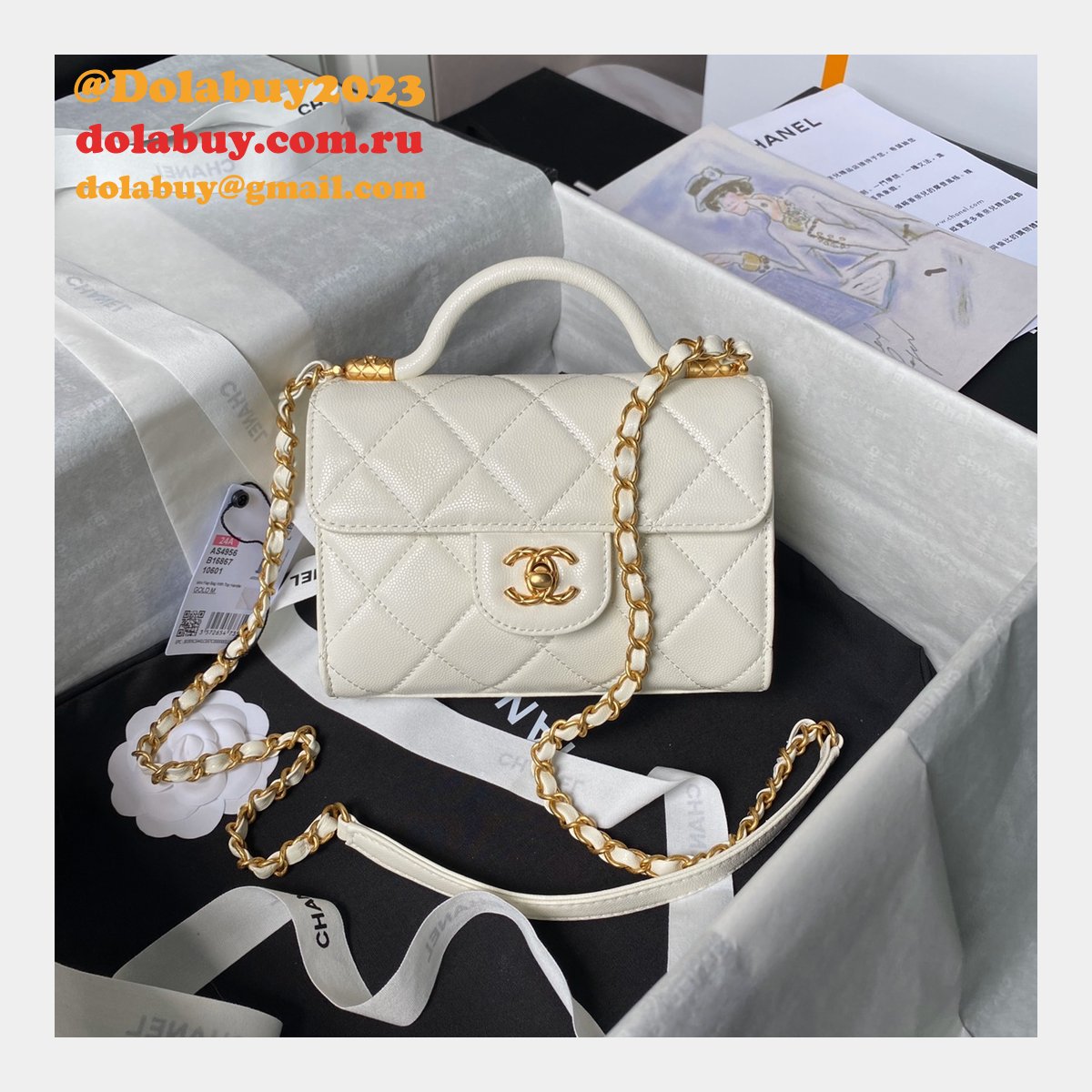 Luxury Replica Best Flap Top Handle AS4956 Copy Designer Bag