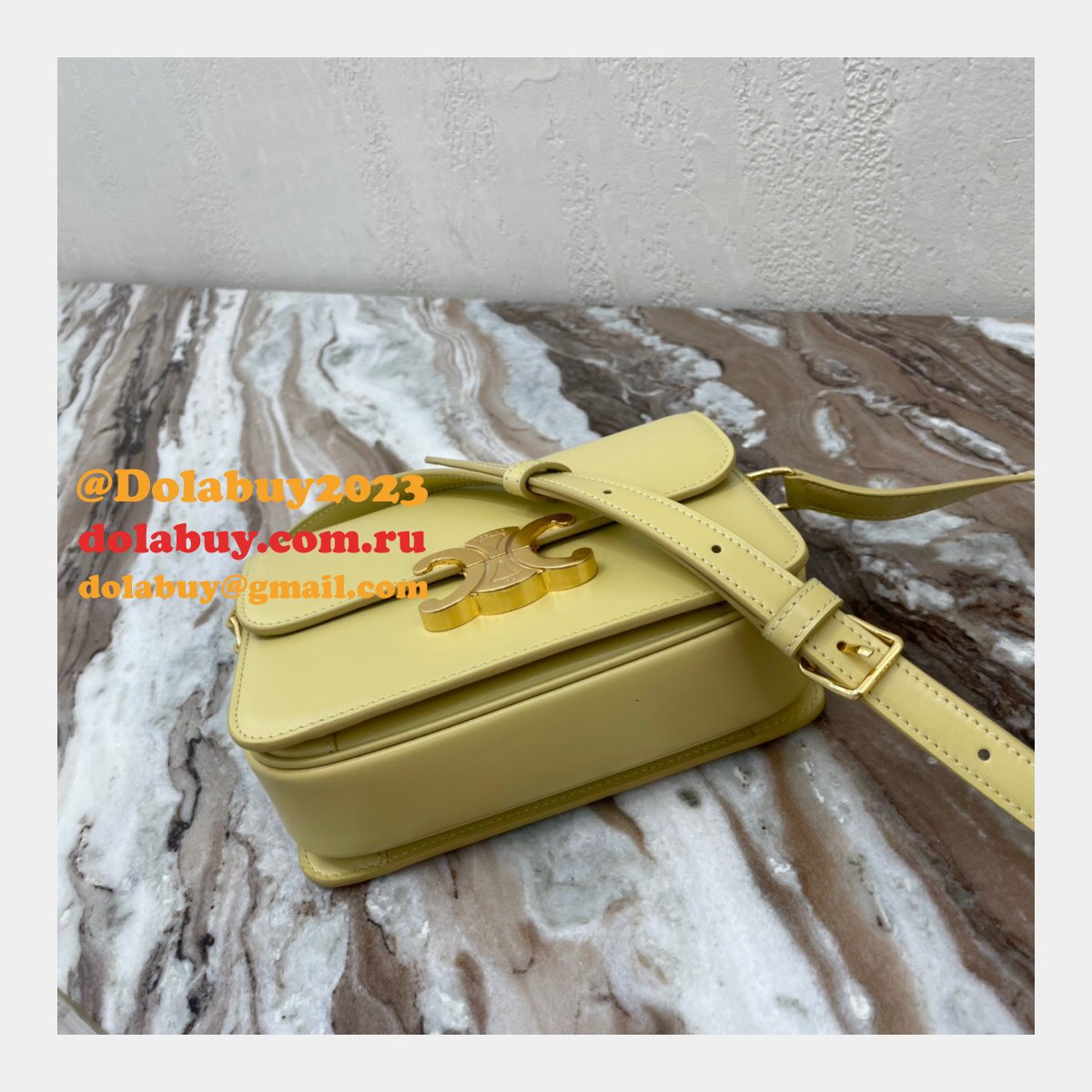 Celine Replica Knock Off Triomphe Micro Luggage 18.5 cm Handbags