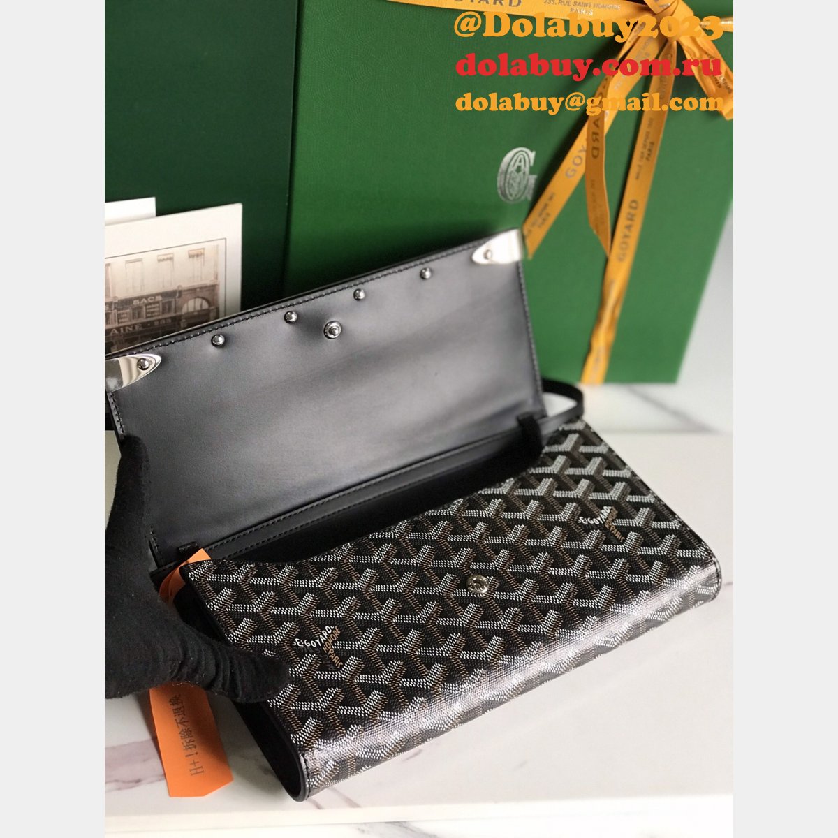 Monte-Carlo 020178 Designer Goyard Clutch Fashion Replica Bag