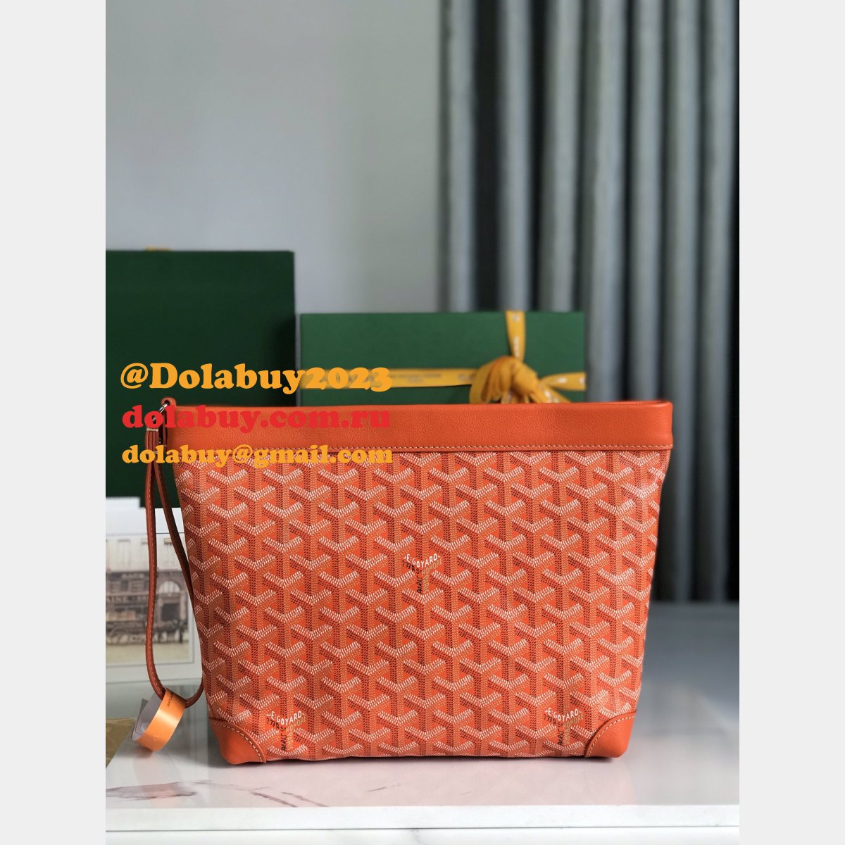 Duplicate goyard 1:1 Mirror Conti clutch
