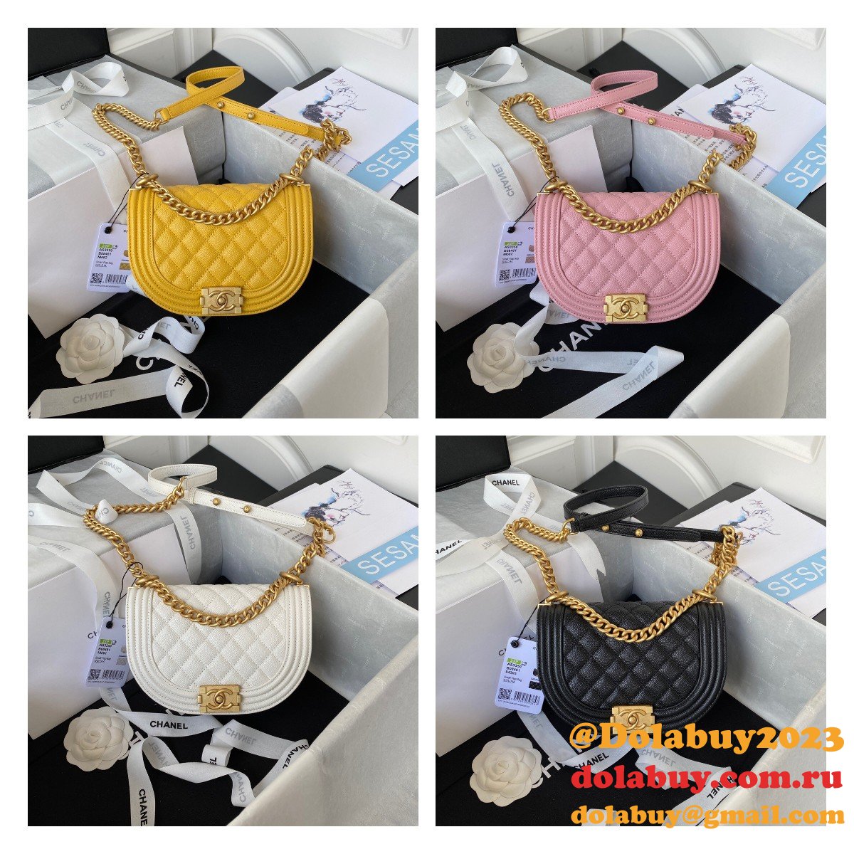 Replica Wholesale Boy Messenger Velvet AS3350 Gold-Tone Bag