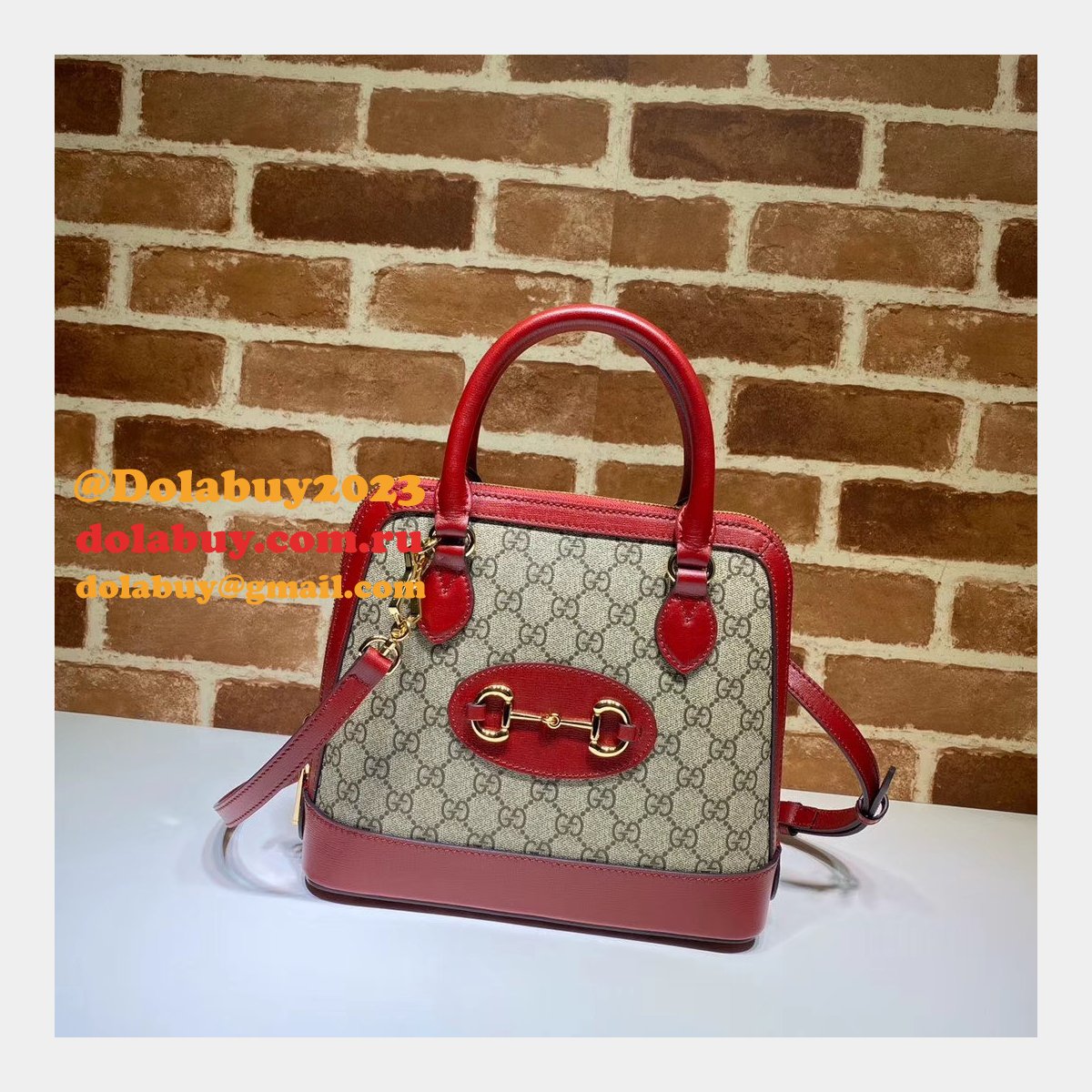 designer G*u*i replica 1955 horsebit small top handle 621220 bag