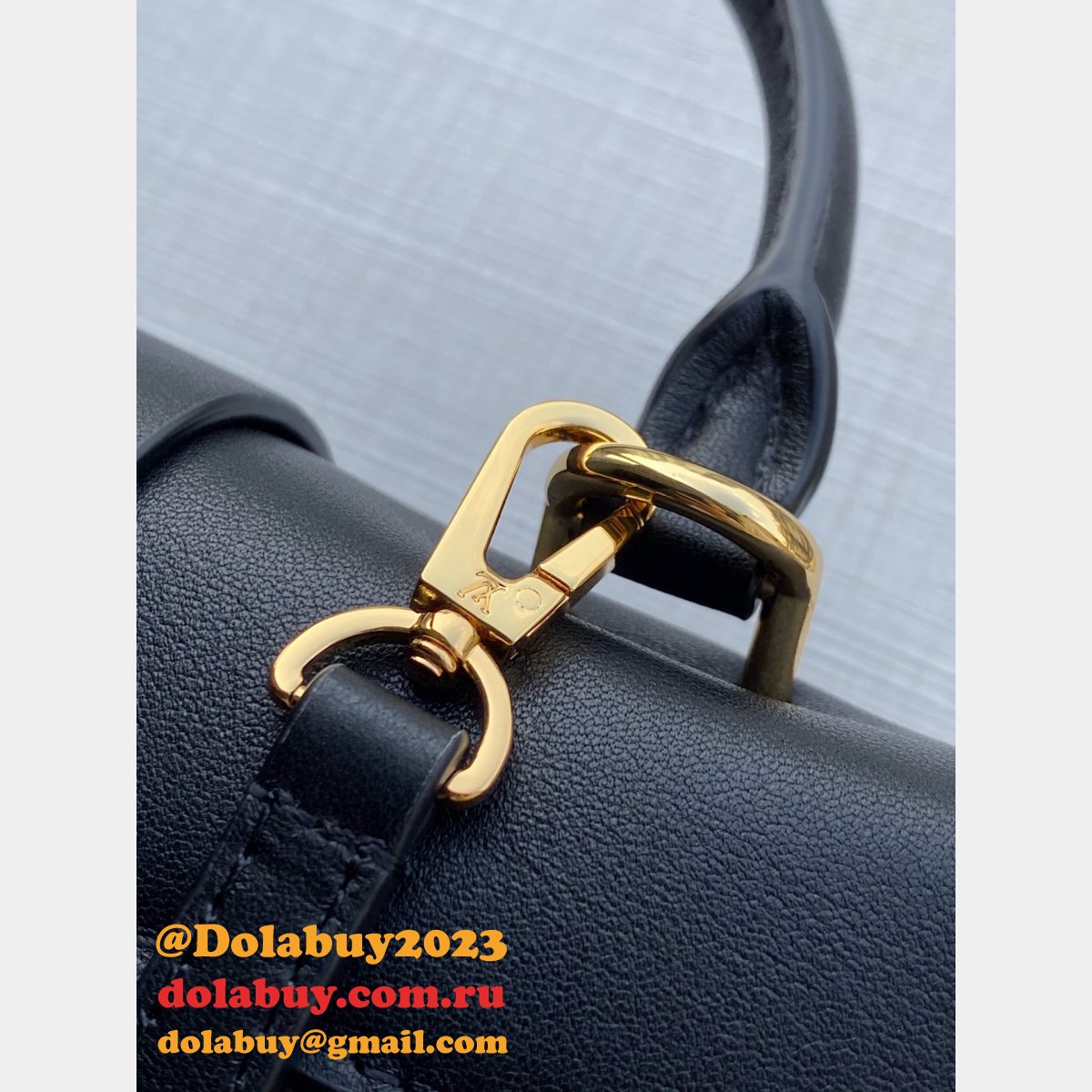 Louis Vuitton Monogram Canvas Locky BB Bag M44141 Black Top Quality Bag