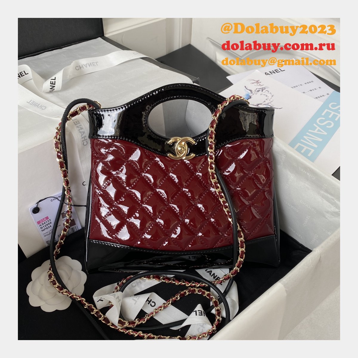 Designer Shop Wholesale Casual Calfskin Shoulder Chain AS4133 Bag