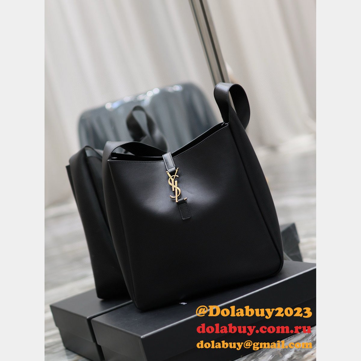 Best Perfect REPLICA YSL LE 5A7 soft LARGE hobo bag 753837