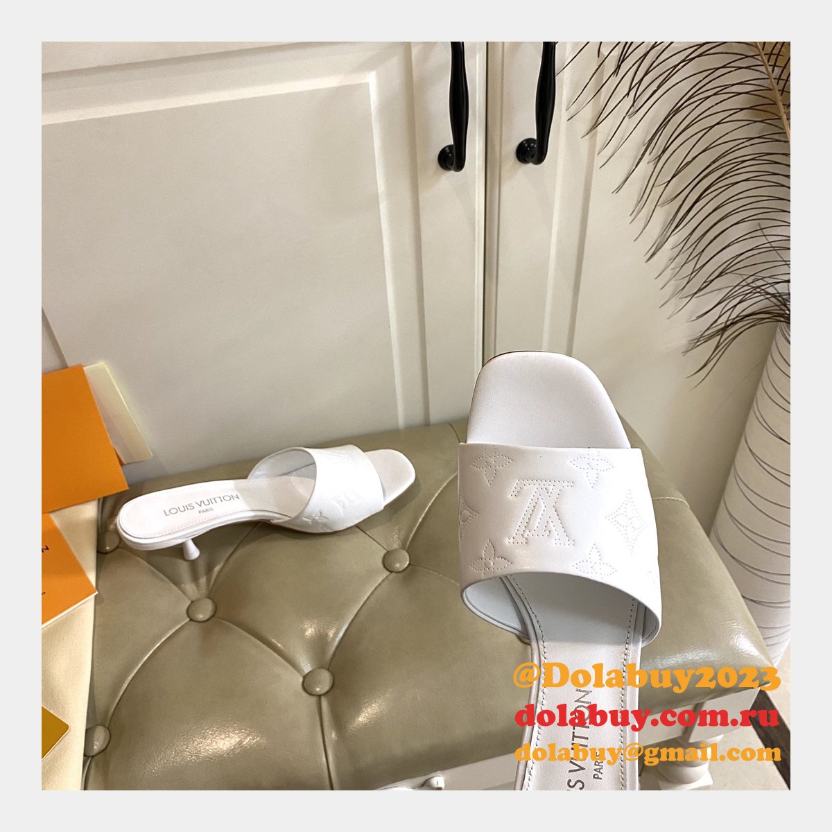 Fashion LOUIS VUITTON 1:1 MIRROR Neo Revival Mule