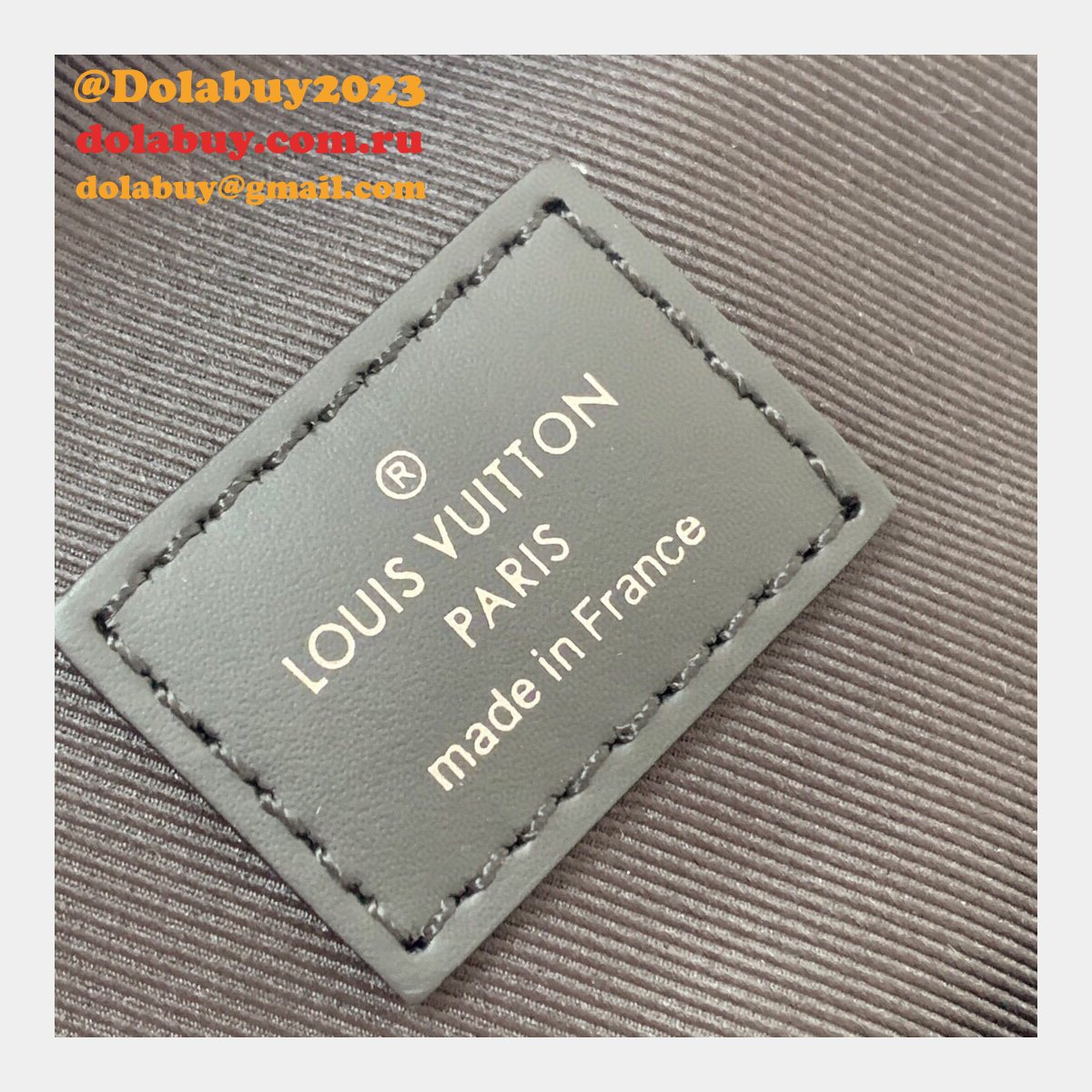 Louis Vuitton Replicas Avenue Sling Bag Damier Graphite Canvas N41719 Grey