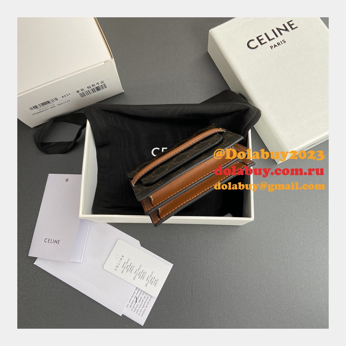 Top Quality celine TRIOMPHE wallet