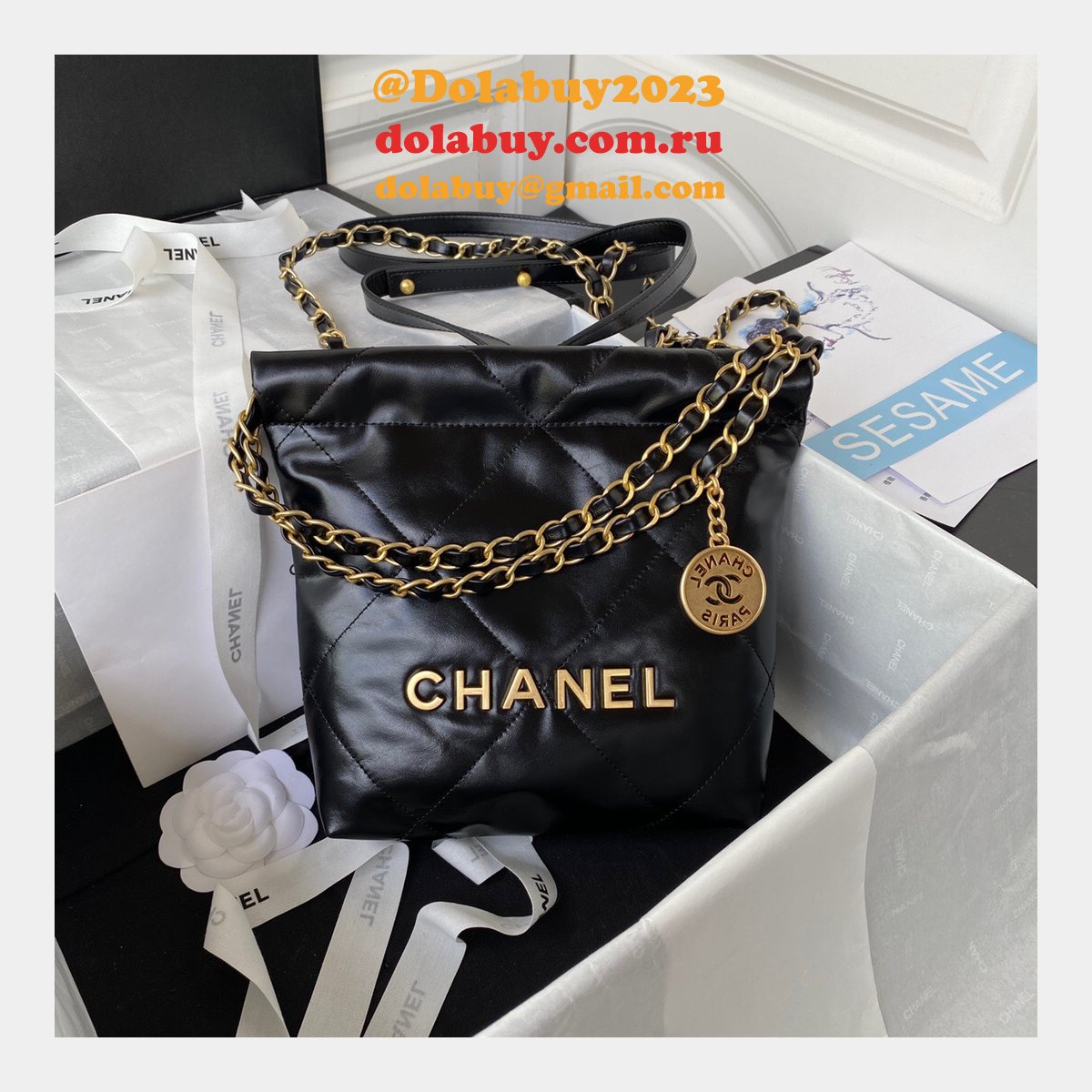 New Fashion AS3263 Shiny calfskin Designer Replica Handbag 20CM