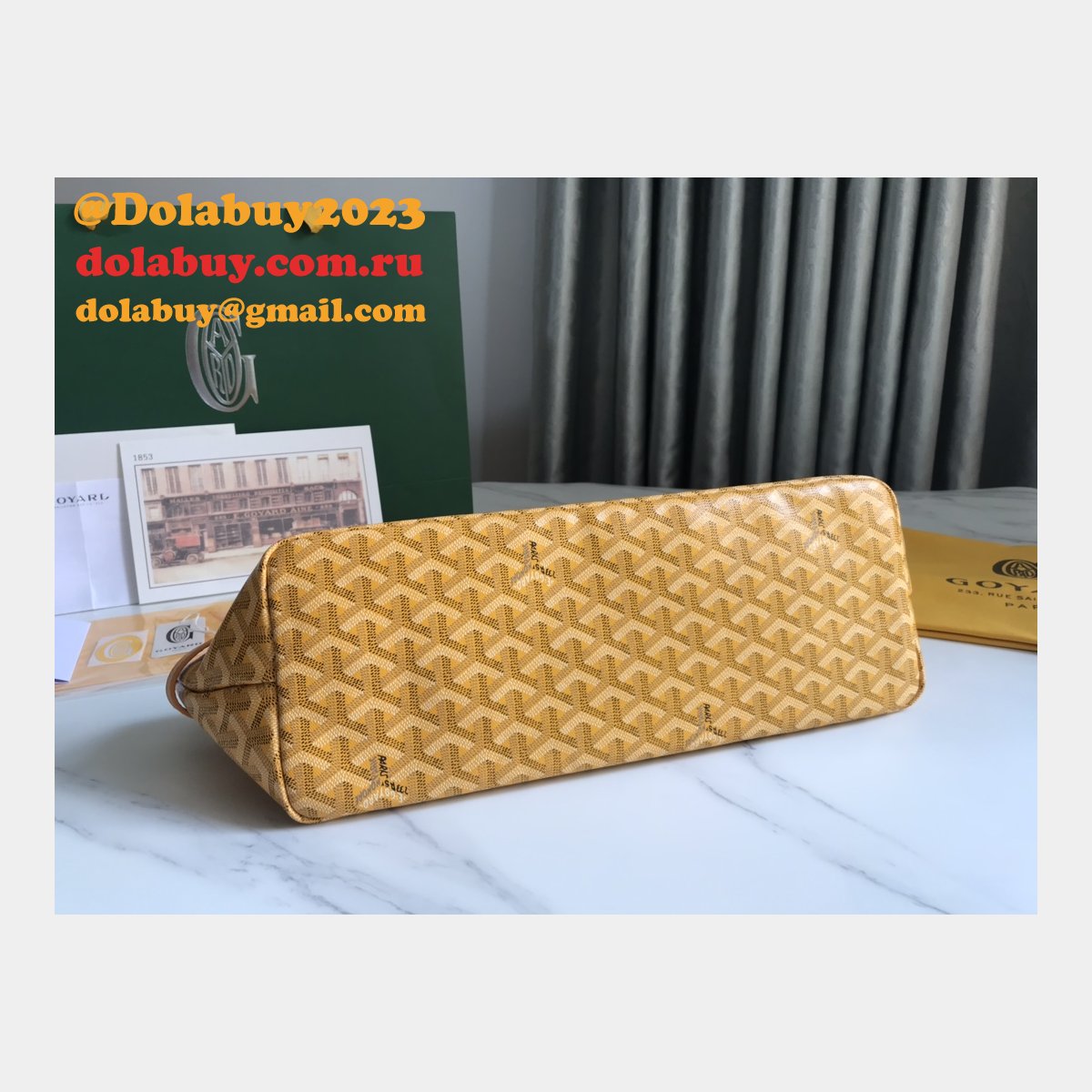 Fashion Goyard Chien Gris & Pocket Pet bag