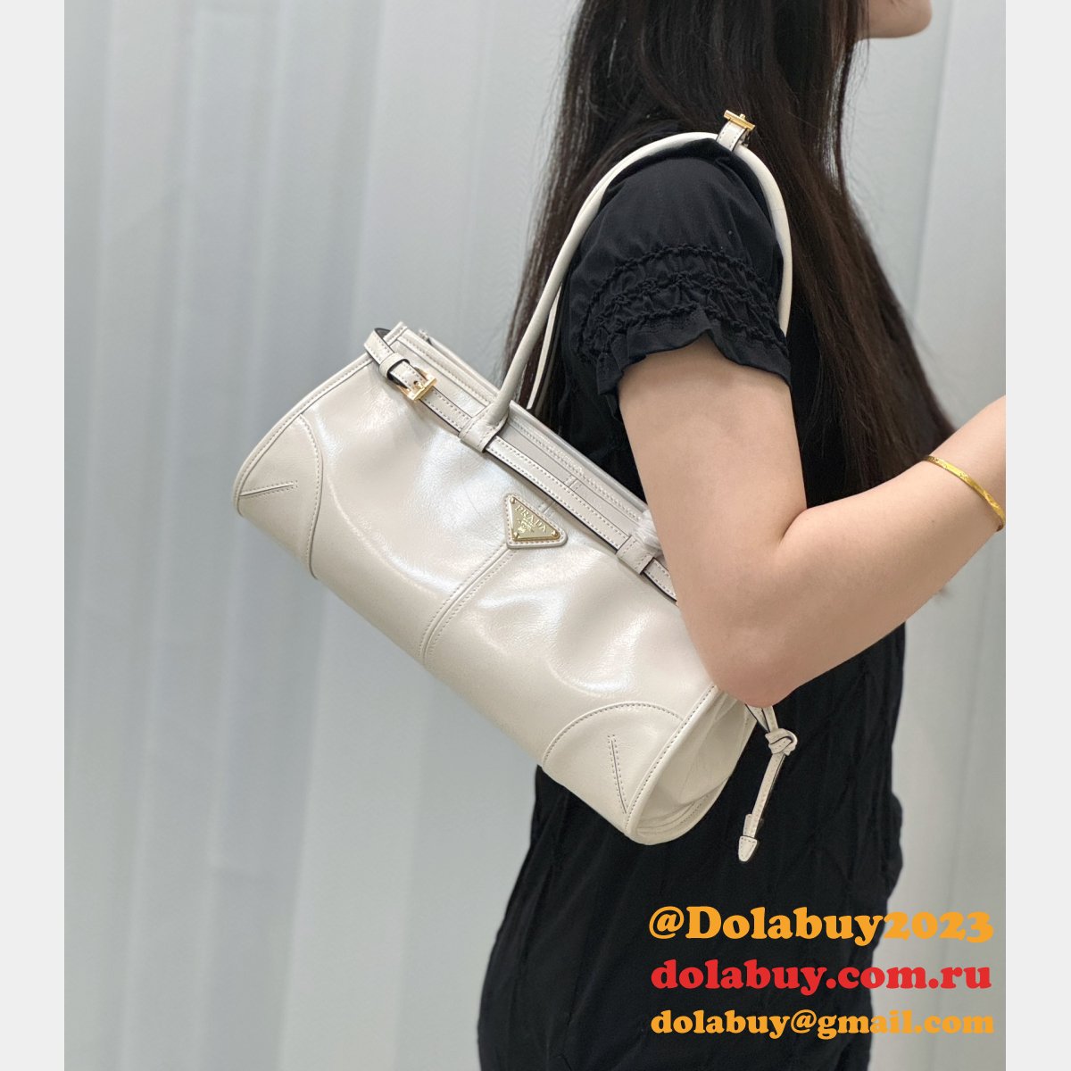 DUPLICATE SOFT LUX PRADA 2024 1BA426/1BA433 HANDBAGS