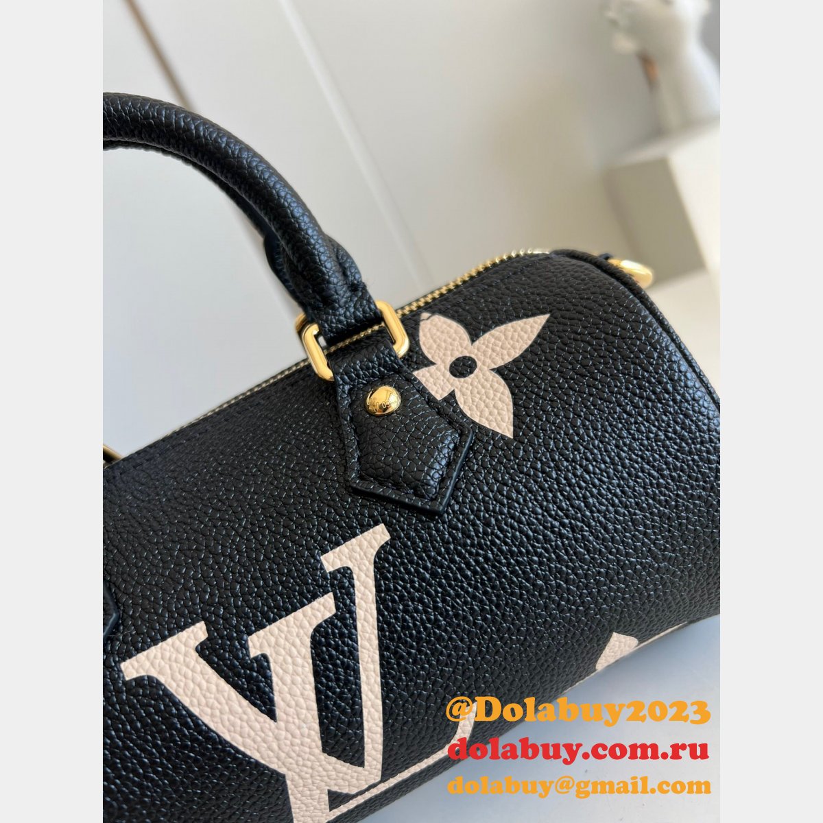 Louis Vuitton 7 Star Fake M45707 Papillon BB Monogram Empreinte Leather
