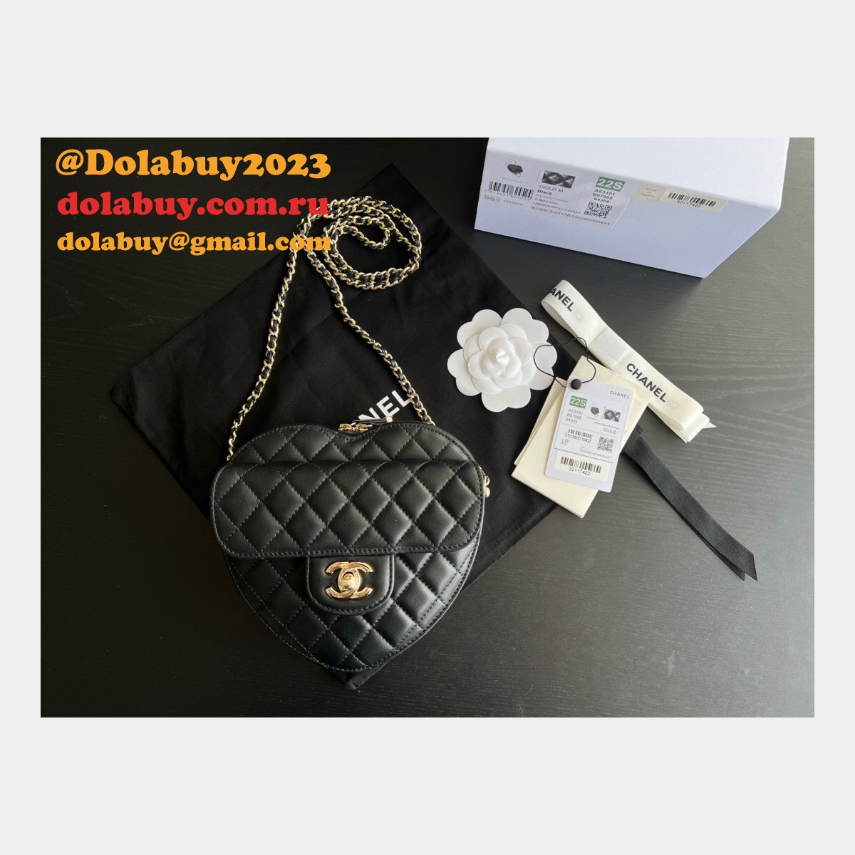 Perfect Replica Heart Bag AS3191 Lambskin Fake Designer Bags