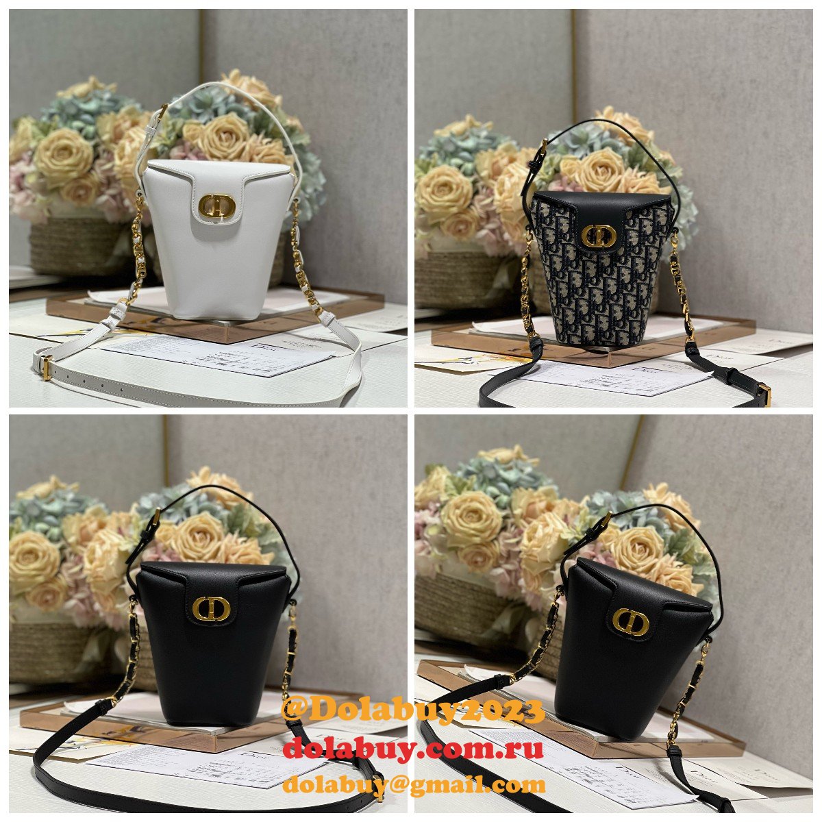 Replica Dior 30 Montaigne CD Lock 2319 Chain 1:1 Mirror Bag
