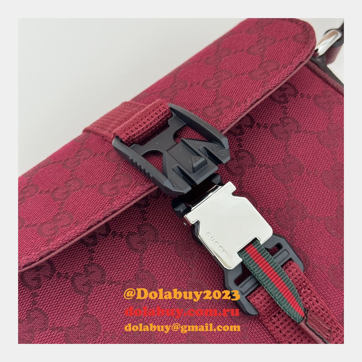 G*u*i duplicate mini gg crossbody 802100 top quality red bag