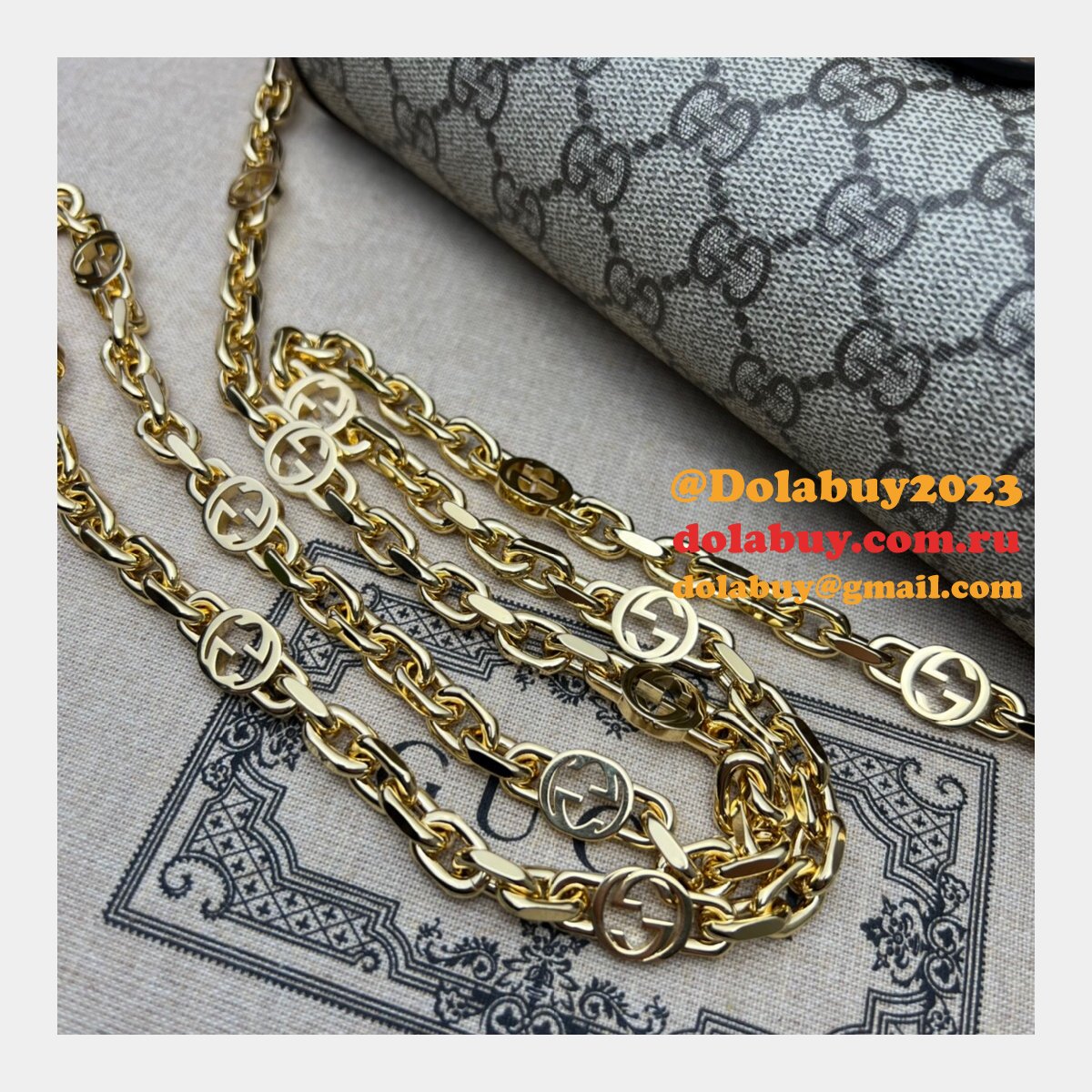 G*u*i designer horsebit 1955 shoulder chain 735178 7 star bag