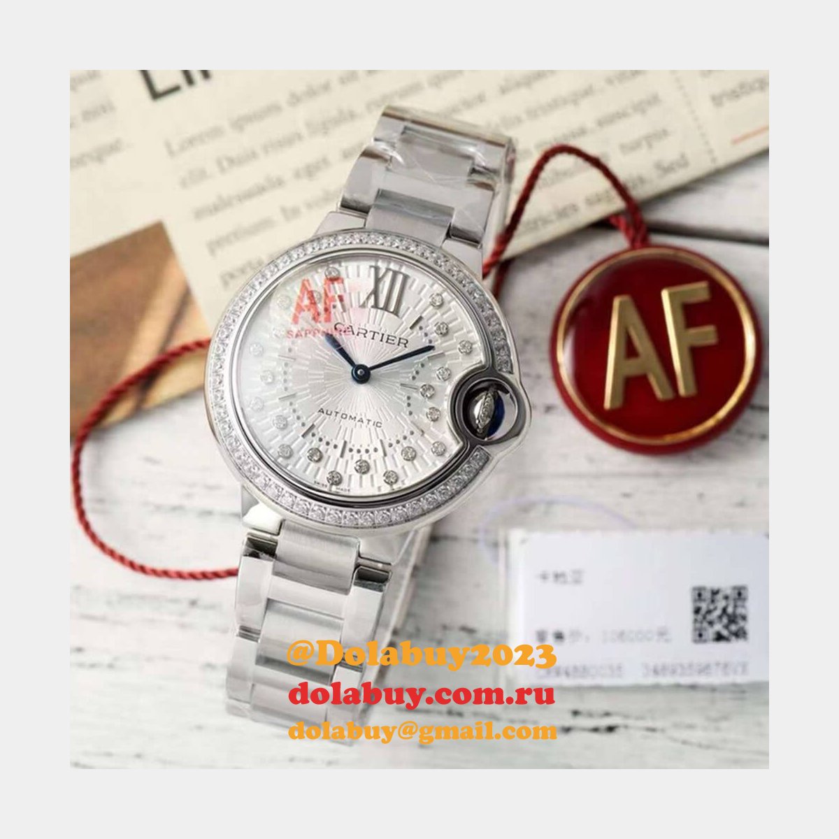 Cartier 33mm Ballon Bleu de Cartier watch