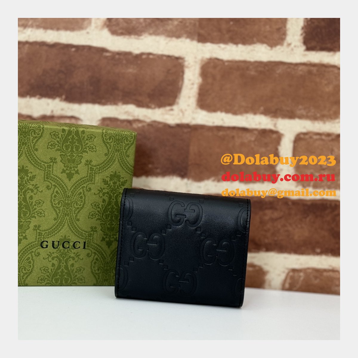 Gucci Knockoff GG Compact High Quality 772793 Wallet
