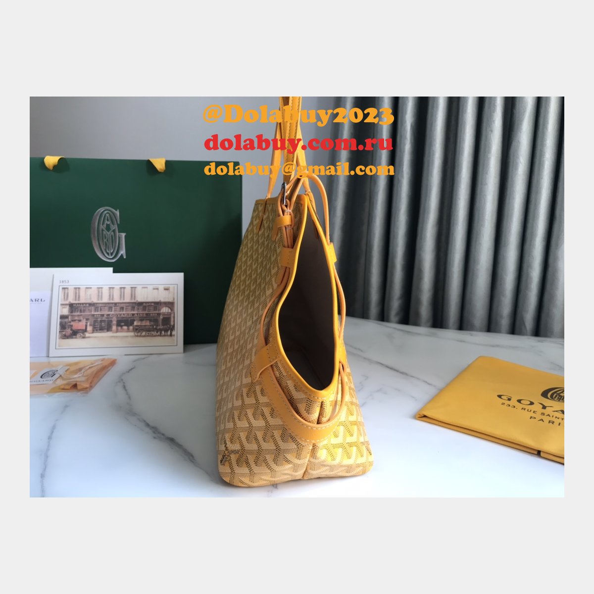 Fashion Goyard Chien Gris & Pocket Pet bag