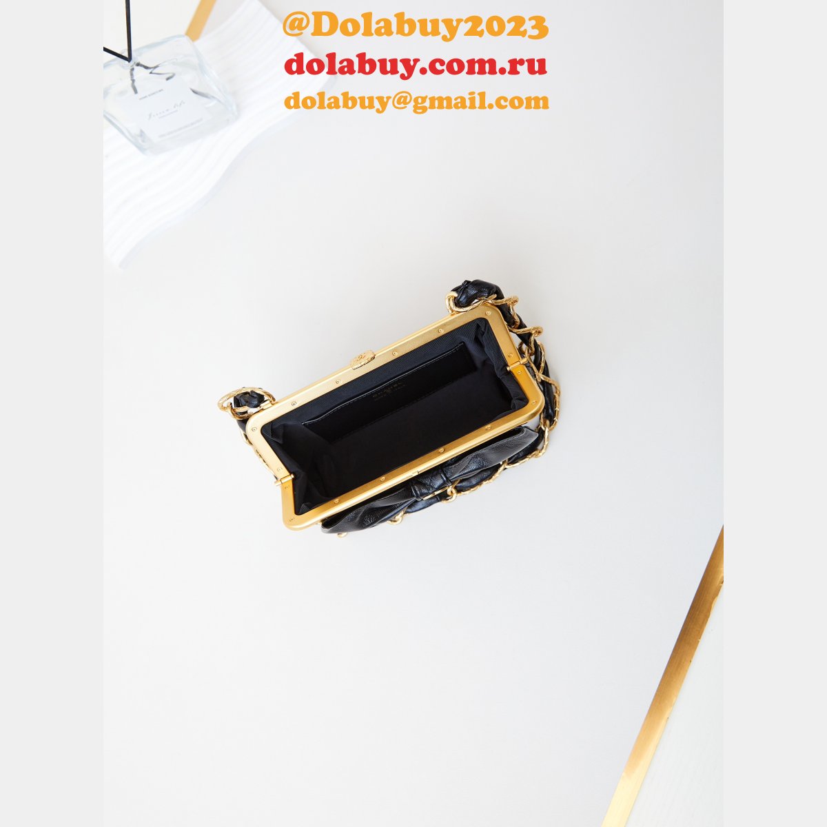 Luxury Designer AP4027 Replica Bow Frog Bag