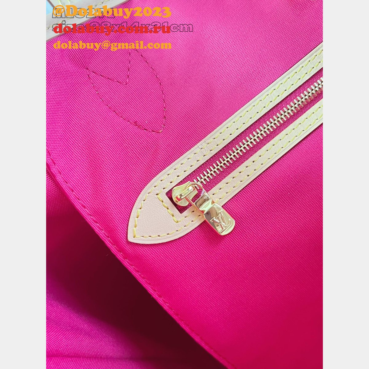 Louis Vuitton Copy LV x TM Neverfull MM Monogram M13271 Bag