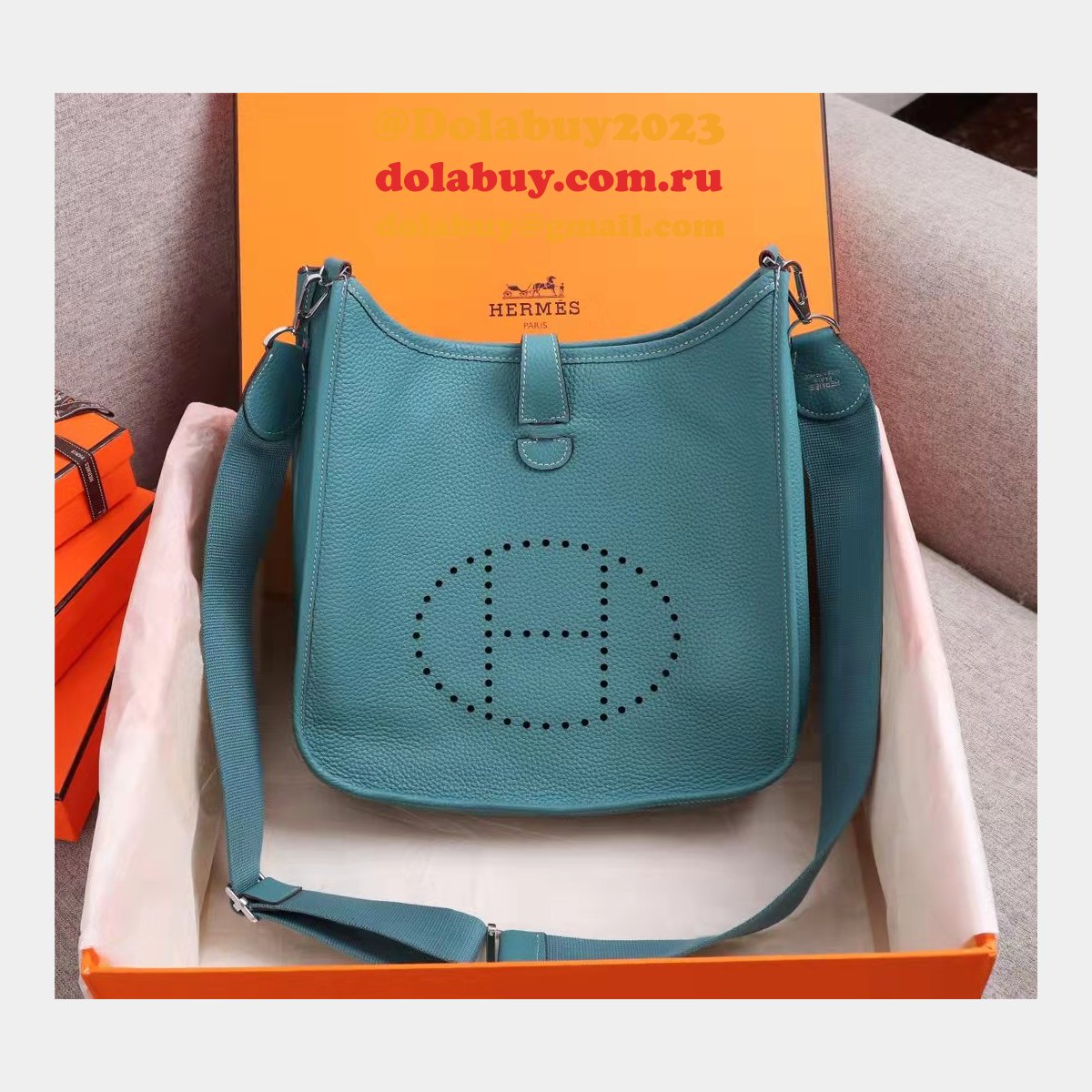 Where to buy High Quality Hermes Evelyne III 28cm Replicas Bag